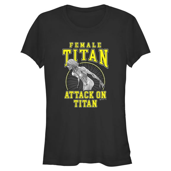 Juniors Attack on Titan Female Titan Jersey T Shirt