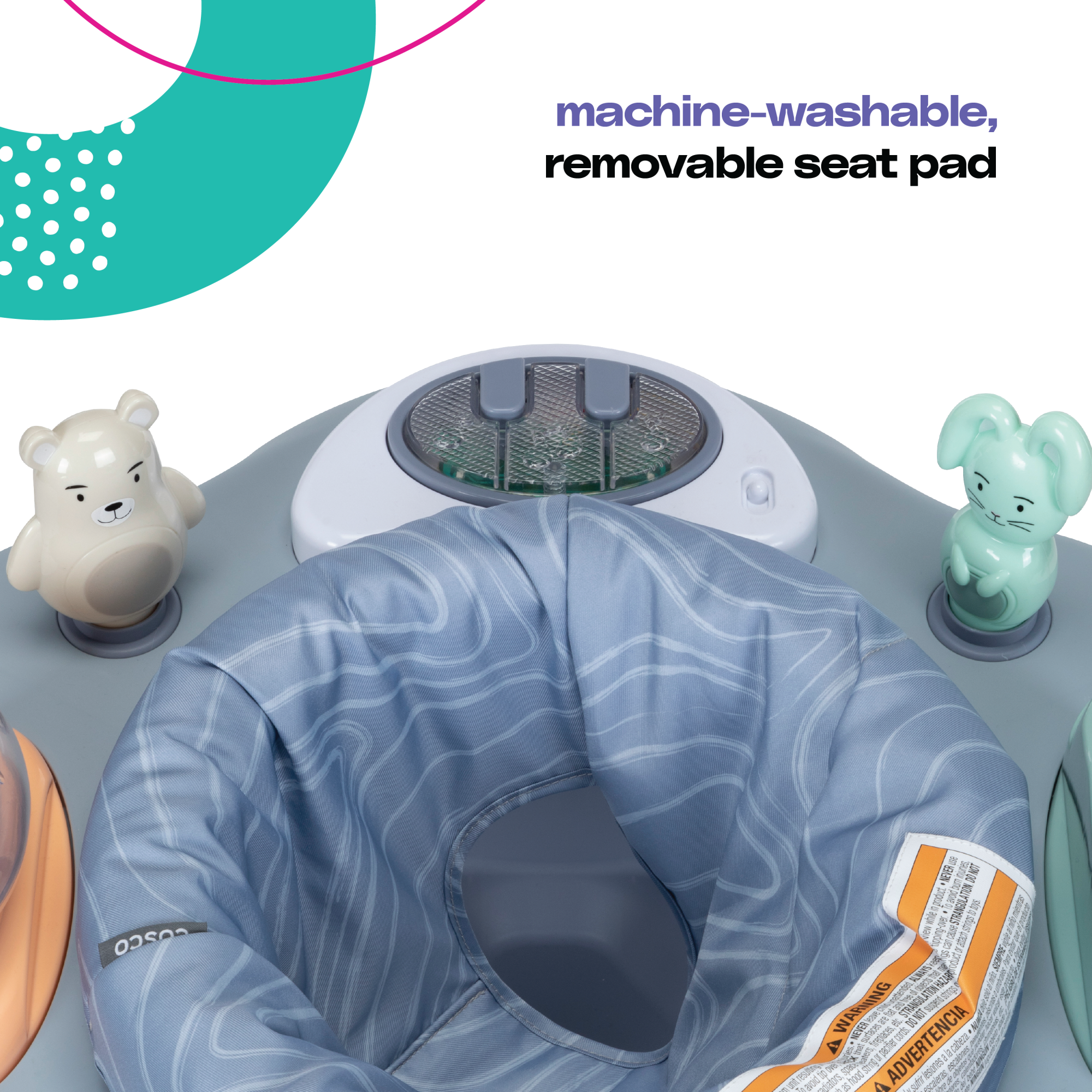 Cosco Kids Play-in-Place Activity Center, Multicolor photo 4