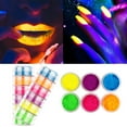 thumbnail image 4 of Fluorescent Eyeshadow Pigment Light Eyeshadow Palette 6 Colors Eye Shadow Makeup, 4 of 7