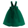 thumbnail image 6 of Kids Green Dress for Girls Ruffle Sleeveless Girls Formal Dress Girls Sundress Girls Hallowmas Outfit 7-8 year, 6 of 6