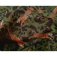 thumbnail image 4 of oneOone Silk Tabby Light Green Fabric Tiger Diy Clothing Quilting Fabric Print Fabric By Yard 42 Inch Wide, 4 of 4