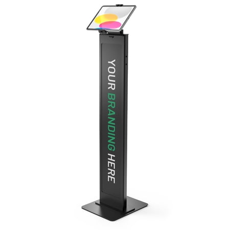 Universal Tablet Cling Brandable Floor Stand Black