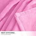thumbnail image 3 of Homieway Large Pink Bed Blankets,Soft Twin Size Blanket for Sofa Couch, All Season Lightweight Microfiber Fluffy Flannel Fleece Throw Blanket,60" x 80", 3 of 7