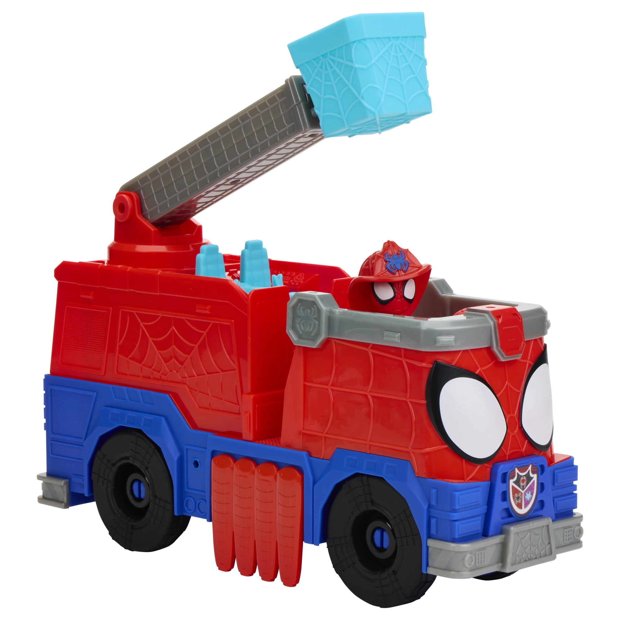 Marvel Spidey and his Amazing Friends Rescue-Webs Firetruck, Ages 3 and up