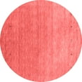 thumbnail image 1 of Ahgly Company Indoor Round Abstract Red Contemporary Area Rugs, 7' Round, 1 of 4