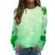 thumbnail image 1 of Gibobby Sudaderas con cremallera Sudadera de manga larga para mujer, holgado informal con cuello redondo, sudadera de otoño, Tops (Blanco, XL), 1 of 4