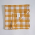 thumbnail image 7 of Fingercraft Dinner Cloth Napkins, Cotton Buffalo Plaid Table Napkins, 20in, 12 Pack, Yellow White, 7 of 7