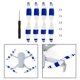 thumbnail image 4 of Mini rc propulsores reemplaza 8pcs Drone Propellers Pieza De Repuesto Drone Reemplazo Herramientas Azul Azul Magideal Mini rc propulsores reemplaza, 4 of 7