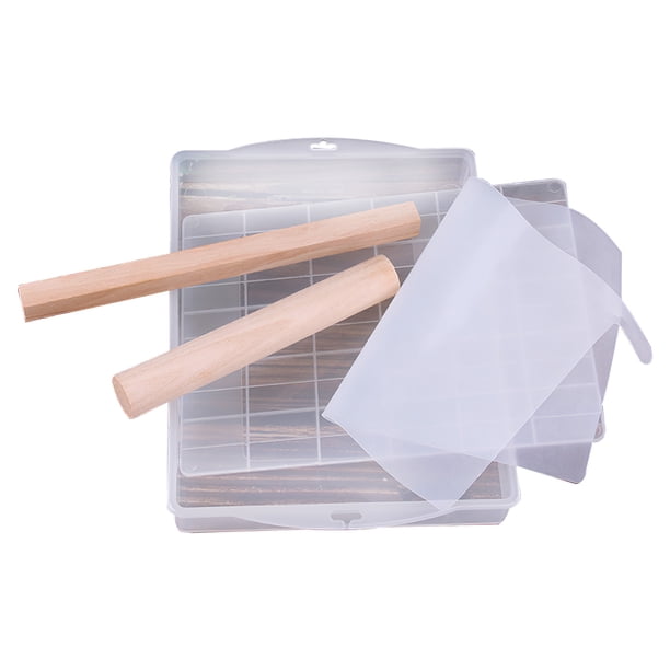 Billuyoard 5 unids/set molde de pastelería de copo de nieve fondo vivo turrón hecho a mano molde de silicona DIY estera antiadherente rollo plano de Utensilios de cocina Billuyoard HA022381-00