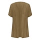 thumbnail image 5 of Sudadera con capucha para mujer,Cárdigan de lino para mujer, manga corta, informal, mezcla de poliéster, para uso diario y en casa, sopatenor, 5 of 7