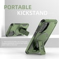 thumbnail image 2 of for Samsung Galaxy A36 5G 6.7-inch Case [Compatible with MagSafe] Built in Invisible Stand, Military Grade Shockproof Soft TPU Protective Cover Case,Green,For Galaxy A36 5G, 2 of 8
