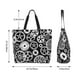 thumbnail image 5 of Disketp Metallic Gears Bolsa Tote Estampada para Mujer, Bolso de Hombro y de Mano para Compras y Viajes, 5 of 8