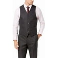 thumbnail image 2 of Adam Baker Men's Classic Fit 3-Piece Jacket, Vets, Trousers Vested Suit Set - Many Sizes & Colors Available, 2 of 3