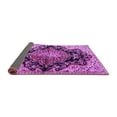 thumbnail image 2 of Ahgly Company Indoor Rectangle Medallion Purple Traditional Area Rugs, 6' x 9', 2 of 4