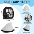 thumbnail image 2 of Filtros de repuesto para aspiradora Eureka Easy Clean DCF-11 (2 unidades), 2 of 8