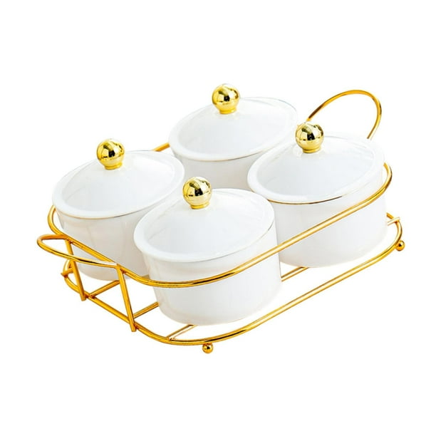 Bandeja dividida para frutos secos, platos de serpiente de rejillas múltiples, plato de nueces de lujo con tapa, platos para servir divididos para 4 rejillas