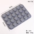 thumbnail image 1 of Molde redondo for tarta de huevo, molde de silicona for galletas de chocolate, molde for pastel, molde for helado y caramelo, 24 rondas, 1 of 2
