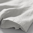 thumbnail image 5 of Dolkfu Collared Women's Clothing Short Sleeve White Refined Long Shirt Dress Modern Solid Regular Cotton Linen Minimalist Dresses White,XXL, 5 of 6