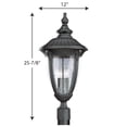 thumbnail image 5 of Meridian Collection Three-Light Post Lantern, 5 of 5