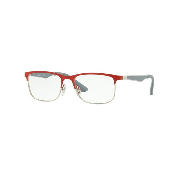 Ray-Ban Junior Vista 0RY1052 Pillow Eyeglasses for Youth - Size 49 (Silver Matte Red)