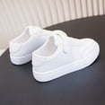 thumbnail image 6 of Krdevn Boys Girls Sneakers, Walking Leather Casual Lightweight Kids Shoes Non- Comfortable Running Athletic Sneakers for Toddler/Little/Big Kid,White, 6 of 9