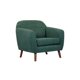 thumbnail image 1 of Sillón San Blas pata nogal - Verde Gaia Herbs Contemporáneo, 1 of 6