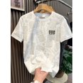 thumbnail image 4 of Camisetas estampadas con gráficos de rock para hombre, camisetas de motociclista Katoen para hombre, camisetas bordadas Harajuku de manga corta Kpop Trendyol, 4 of 5