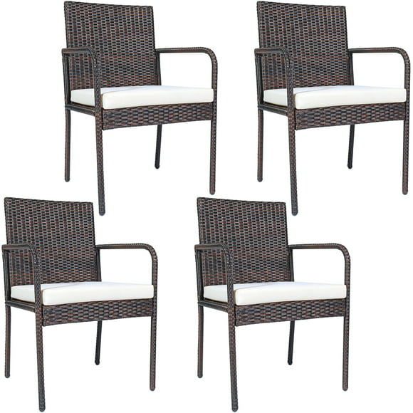 Patio Dining Chairs - Plastic Black Patio Dining Chair