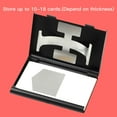 thumbnail image 3 of Ammoon Porte-Cartes de Visite Étui à Cartes de Visite à Encoche Argentée pour Hommes Femmes, 3 of 7
