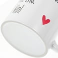 thumbnail image 3 of BEADCEST Elegant White Porcelain Coffee Mug Large Capacity for Breakfast and Home Use, 3 of 7