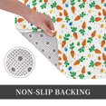 thumbnail image 6 of Rateoe Cute Carrot Pattern Flannel Door Mat Indoor Outdoor Entrance, Waterproof All-Weather Doormat,Fade Resistant, Low Profile Entryway Mat 16x24in, 6 of 7