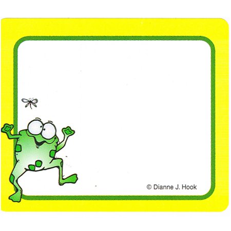 DJ-650003 - Name Tags Froggie by Carson Dellosa