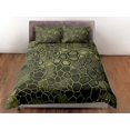 thumbnail image 3 of Modern Geometric Army Green Duvet Cover Colorful Dorm Bedding Set Full Abstract, 3 of 4