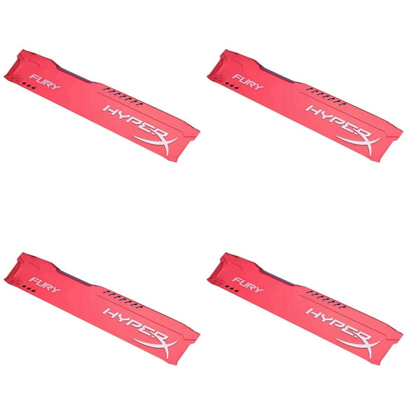 4X RAM Heatsink Radiator for Ram DDR3 Memory Cooler Cooling Heat Sink Desktop Memory Sticks DDR2 DDR3 DDR4 Red