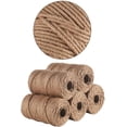 thumbnail image 2 of 3 cuerdas de cáñamo de 50 m, cuerda de yute natural de 3 mm, cordel de yute, cuerda de sisal, para manualidades, escalada, ancla, hamaca, náutica, rascador para gatos y remolcador., 2 of 5