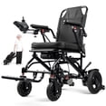 thumbnail image 2 of SUSUchens Electric Wheelchairs for Adults, 12 Miles Travel Range, 250W Dual Motors, Lightweight 33Lbs, 250WH Battery, Folding Motorized Wheelchair for Seniors, All-Terrain, Airline Approval _Black, 2 of 13