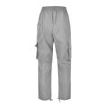 thumbnail image 4 of TOMVIGX Cargo Pants for Men Drawstring Sweatpants Elastic Waist Athletic Hiking Workout Pants Casual Straight Leg Joggers Baggy Work Pants, 4 of 6