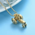 thumbnail image 3 of Stainless Steel Tractor Funeral Cremation Urn Pendant Necklace for Cremation Ashes Urn Lockets Necklace  for Ashes of Loved One Memorial Jewelry, 3 of 5