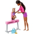 thumbnail image 3 of Barbie Gymnastics Coach Dolls & Playset, Brown Hair, 3 of 5