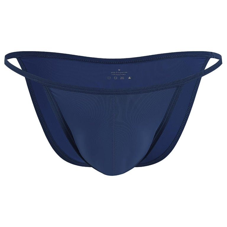 Vedolay Men's Panties Open Hole Underwear for Men Comfortable Briefs  Breathable Men's Underwear,Dark Blue XL