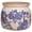 Blue & White Chinoiserie Floral, variant on Vintage Floral Pots, Ceramic Garden Pots with Drainag