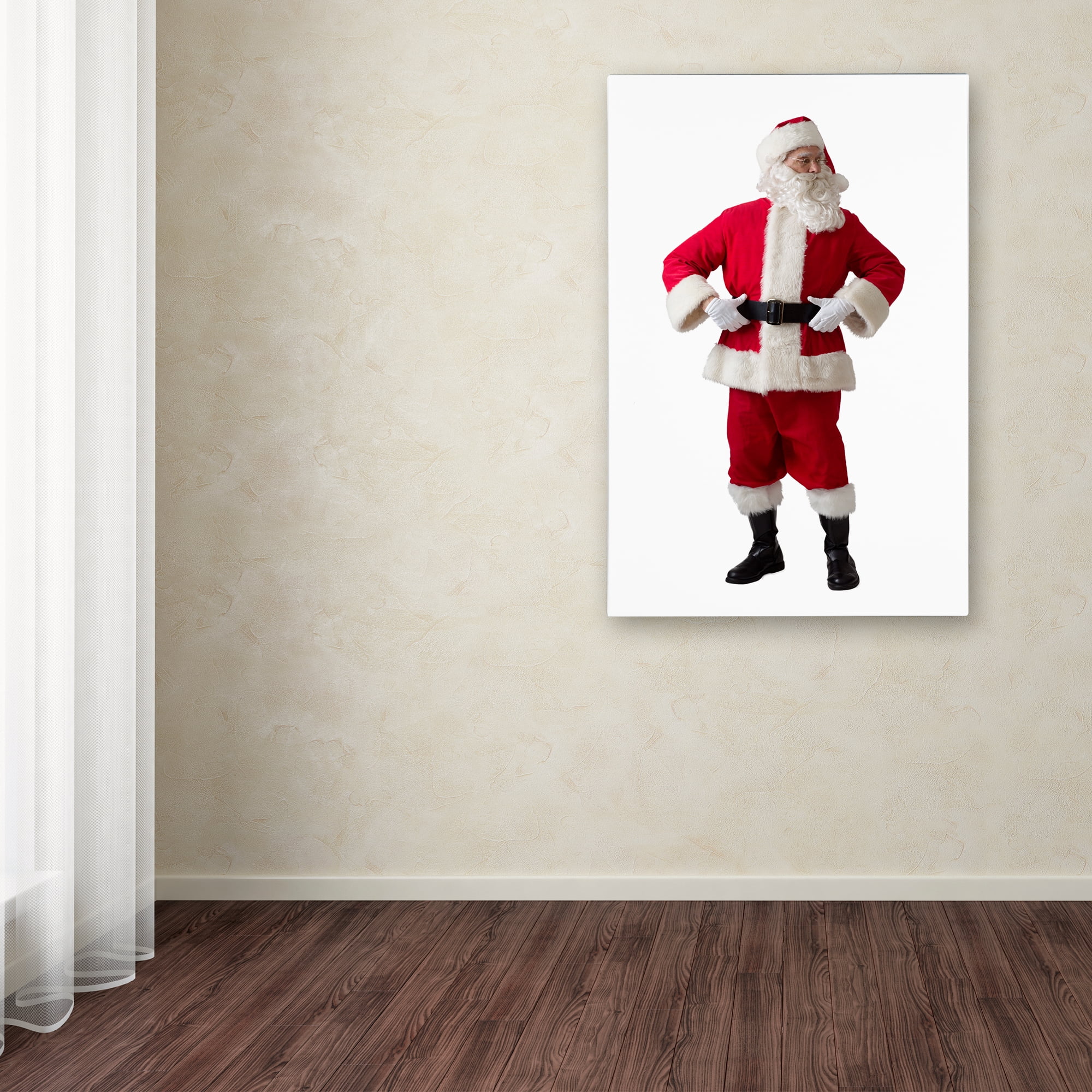 Trademark Fine Art 'Santa-13033' Canvas Art by Ed Wheeler