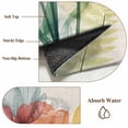 thumbnail image 5 of Spring Retro Runner Rugs 2x6 ft Orange Yellow Red X-ray Tulips Flower Leaf Washable Hallway Rugs Non-Slip Floor Mats Absorbent Carpet Bedside Runners for Bedroom Kitchen Bathroom Laundry Room, 5 of 9