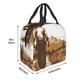 thumbnail image 3 of Fotbe Western Cowboy Countryside Bolsa Térmica con Estampado y Forro de Aluminio Grueso Bolsa de Almuerzo con Bolsillo Frontal para Hombres y Mujeres, Ideal para Trabajo, Escuela, 3 of 8