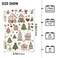 thumbnail image 2 of FORMRS 1-Subject Spiral Notebook 8" x 5" College Ruled 60 Refillable Sheet A5 Hard Cover, 2 Pack, Green Nordic Christmas, 2 of 7