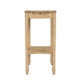 thumbnail image 2 of Butler Gilbert 12"W Rectangular Wood End Table with Pull-Out Tray - Beige, 2 of 3