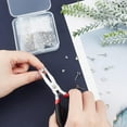 thumbnail image 4 of Rhinestone Stud Earring Making Kits 40 Pairs 2 Sizes 304 Stainless Steel Blanks Prong Earring Settings 80pcs Glass Pointed Rhinestones and 100pcs Plastic Ear Nuts for Earring Jewelry Making, 4 of 6