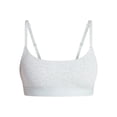 thumbnail image 4 of No Boundaries Cotton Rib Scoop Bra, Women's XS-XXXL, 4 of 4