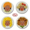 thumbnail image 2 of Fred Ms. Food Face Dinner Plate for Kids - 8.25” Ceramic Dinnerware Plate Lets Children Create Edible Hairstyles & Accessories - Fun & Durable Children’s Tableware for Creative Meals, 2 of 7