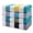 Black Green Yellow, variant on Smuge 4 Pack Oversized Cabana Stripe Beach Towels, 60x30 inches Microfiber Lightweight Outdoor Large Swim Towel for Adults (Brown)